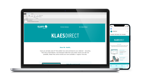 klaes web fensterbau 2022 mockup newsletter